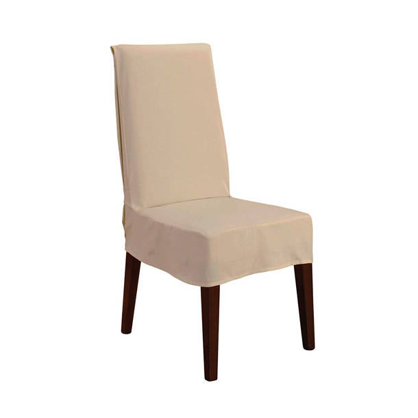 Sure Fit Cotton Duck 100 Cotton Box Cushion Loveseat Slipcover